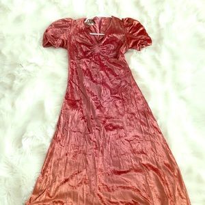 Crushed velvet Dress